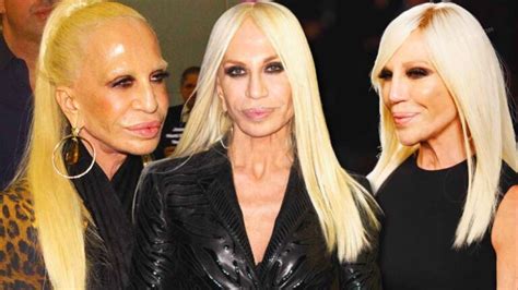 donatella versace matrimonio santo versace|donatella versace face what happened.